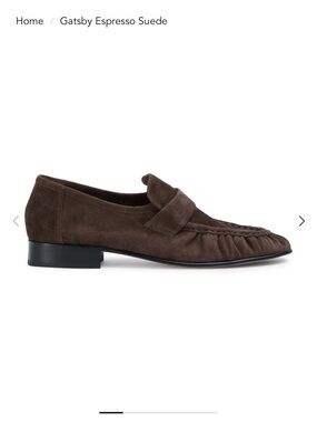 Tony Bianca Espresso Gatsby Suede Loafer